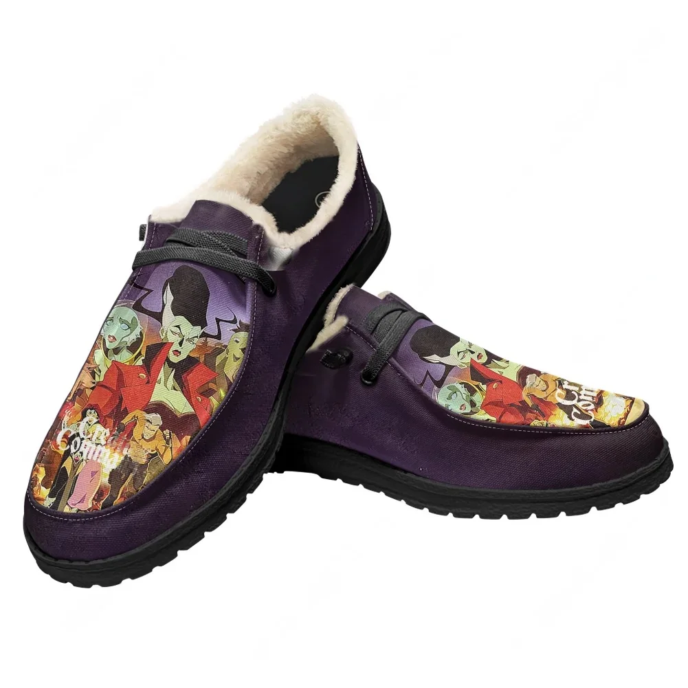 Outdoor Lighting Round - Zapatos planos de terciopelo Creature Commandos