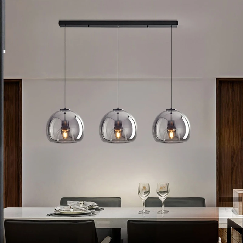 Outdoor Lighting Pendant - Luz colgante de cristal LED, lámpara
