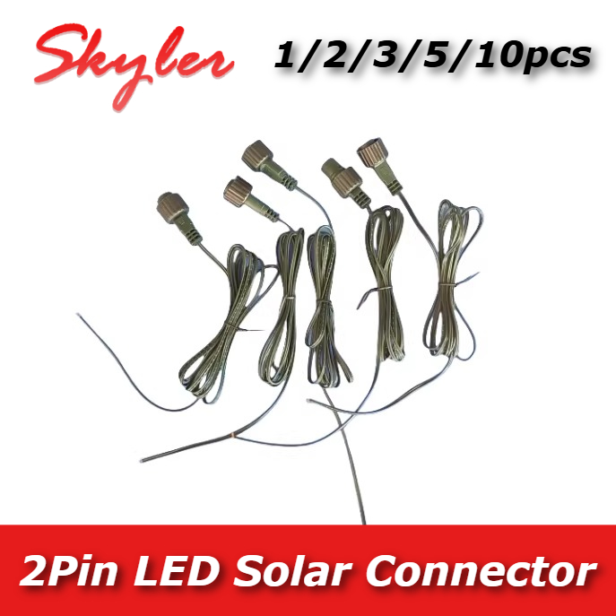 Outdoor Lighting Extension Cable - Conector LED de 2 Pines con