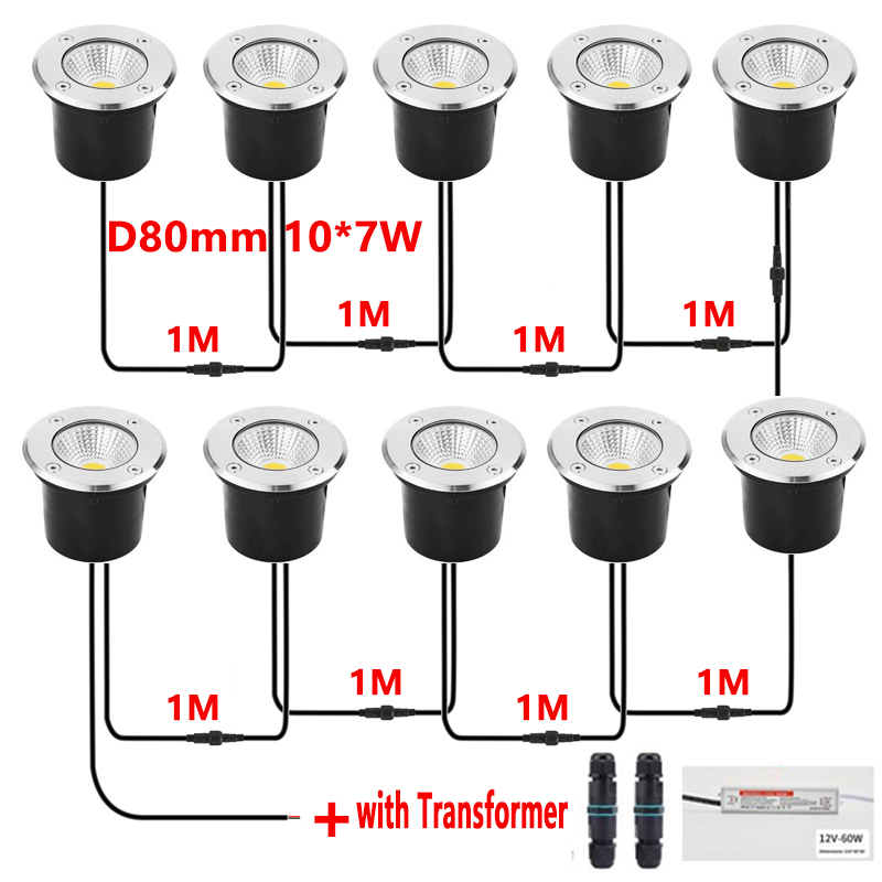 Outdoor Lighting Underground Wiring - Luz LED para empotrar en suelo