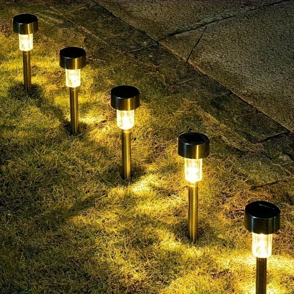 Outdoor Lighting On Fence - 10 Luces Solares para Jardín, Lámpara