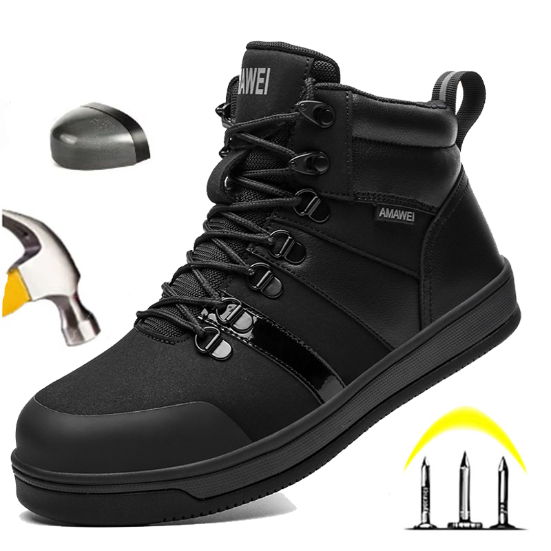 Outdoor Lighting Round - Botas de Trabajo de Seguridad con