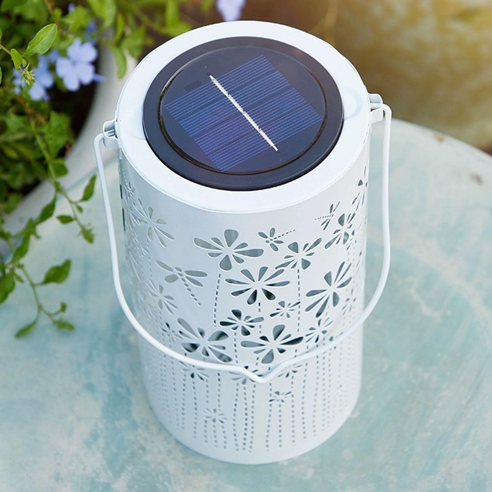 Outdoor Lighting And Decor - Faroles solares colgantes, lámparas de flores