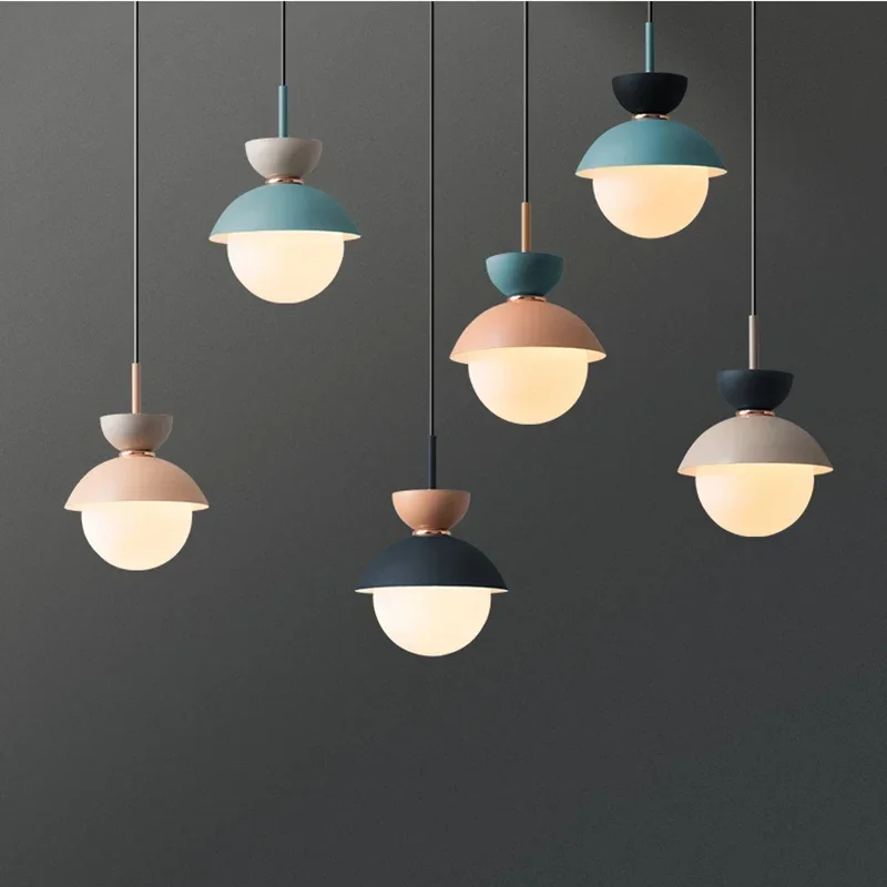 Outdoor Lighting Pendant - Luces colgantes de Color nórdico, lámparas