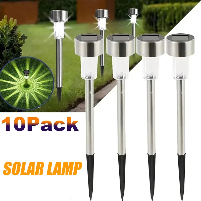 Outdoor Lighting On Fence - Luces solares para exteriores, lámpara de