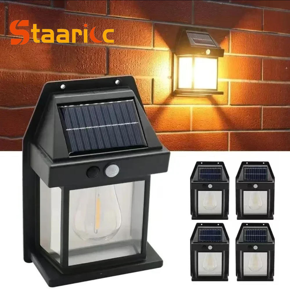 Photocell Outdoor Lighting - Lámpara Solar de Pared para Exteriores