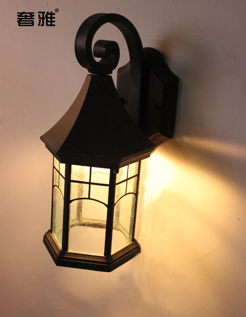 Outdoor Lighting Mediterranean Style - Iluminación vintage lámpara de pared al