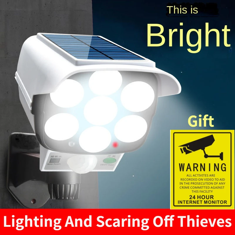 Outdoor Lighting With Motion Sensor - Luz Solar para exteriores, Sensor de