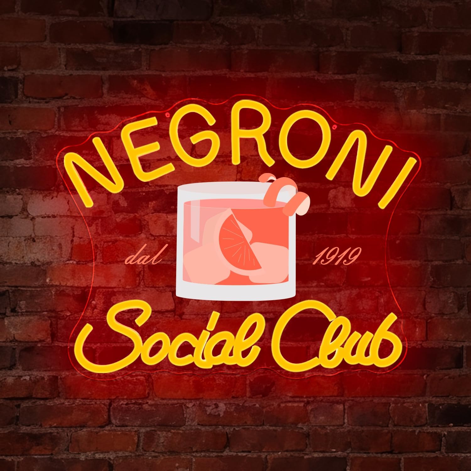 Outdoor Lighting And Decor - Letrero LED de Neón Negroni Social