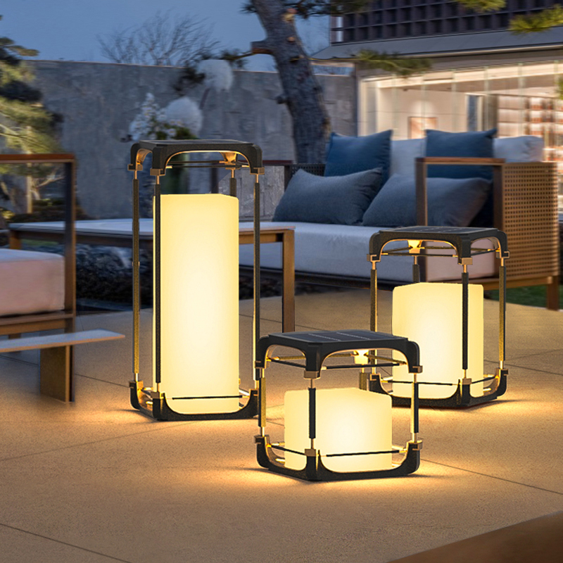 Outdoor Lighting And Decor - Lámpara de Pie Luminosa para Patio,