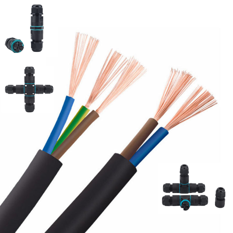 Outdoor Lighting Underground Wiring - Cable DIY de 2/3 núcleos para
