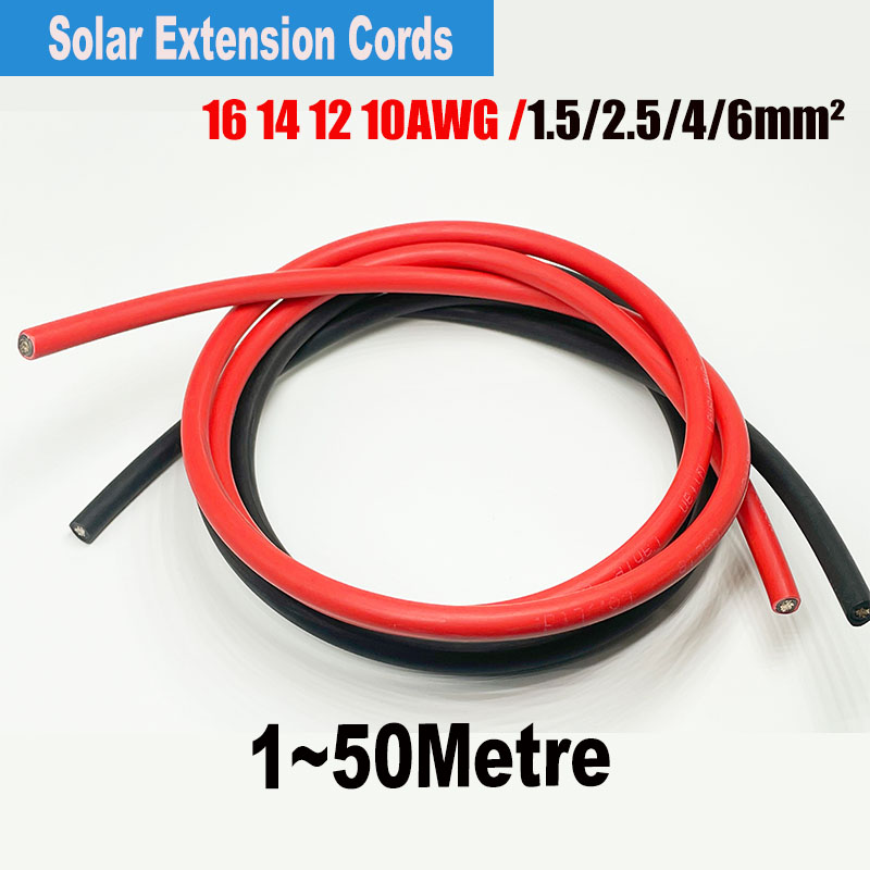 Outdoor Lighting Extension Cable - Cable de Panel Solar 16/14/12/10awg, Cable