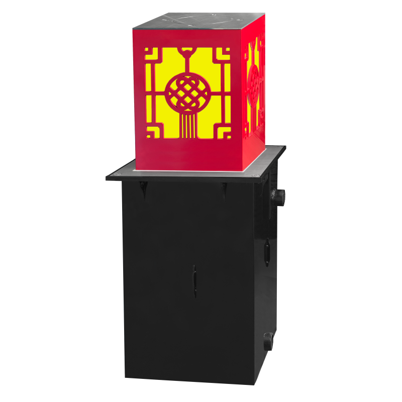 Outdoor Lighting Round - Baliza LED Redonda de Estilo Moderno,