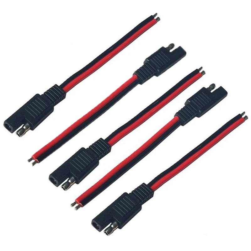 Outdoor Lighting Extension Cable - 5 uds 15CM SAE conector rápido