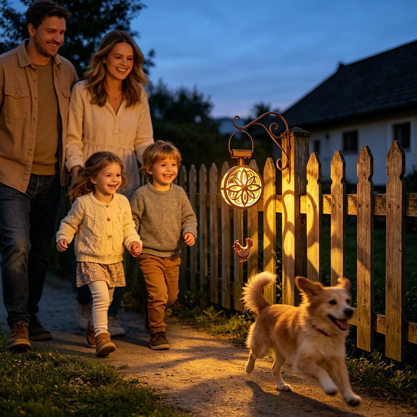 Lámpara colgante solar para ex - Outdoor Lighting Pendant reseña y precio