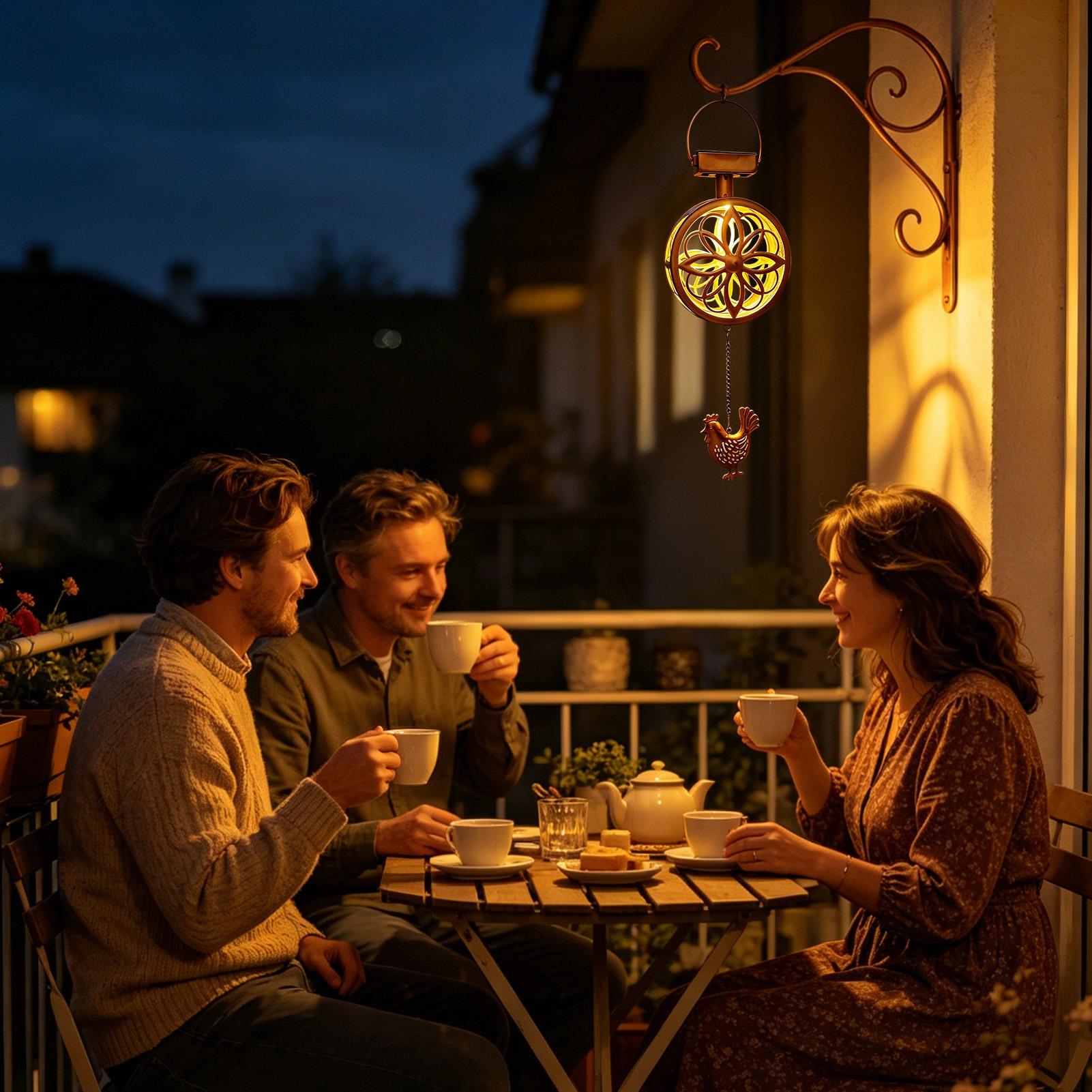 Lámpara colgante solar para ex - Outdoor Lighting Pendant reseña y precio