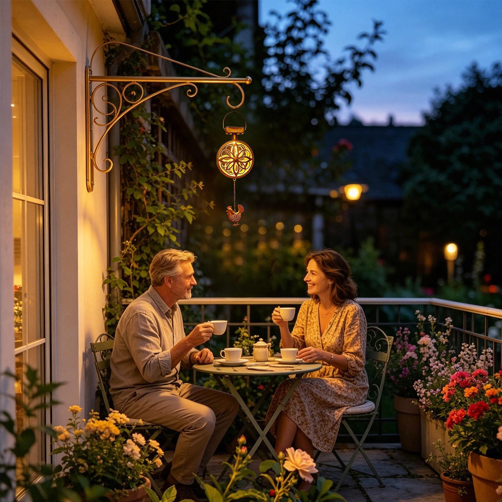 Lámpara colgante solar para ex - Outdoor Lighting Pendant reseña y precio