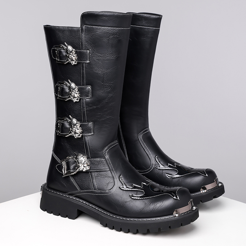 Botas Largas de Cuero de Diseñ - Outdoor Lighting Round reseña y precio