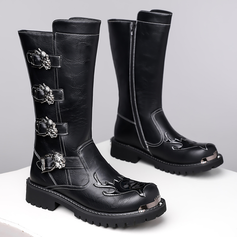 Botas Largas de Cuero de Diseñ - Outdoor Lighting Round reseña y precio