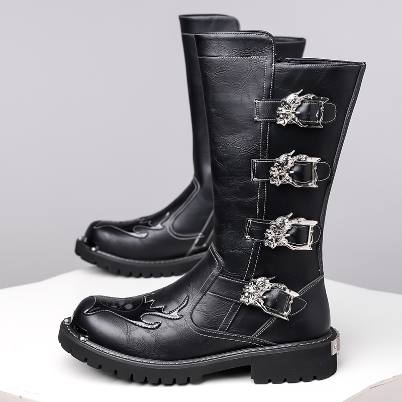 Botas Largas de Cuero de Diseñ - Outdoor Lighting Round reseña y precio