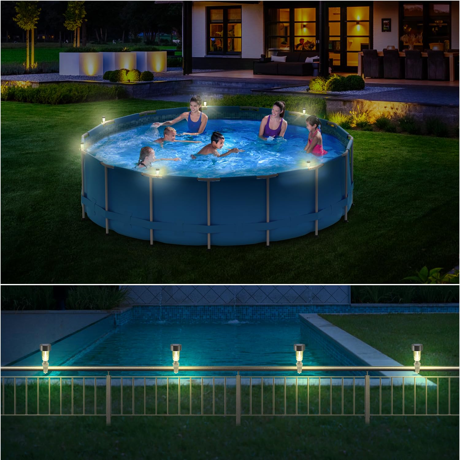 6 paquetes de marco de luz Sol - Outdoor Lighting On Fence reseña y precio