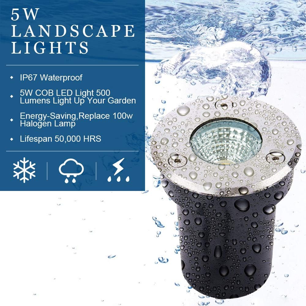 Iluminación de Paisaje de Bajo - Outdoor Lighting Underground Wiring reseña y precio