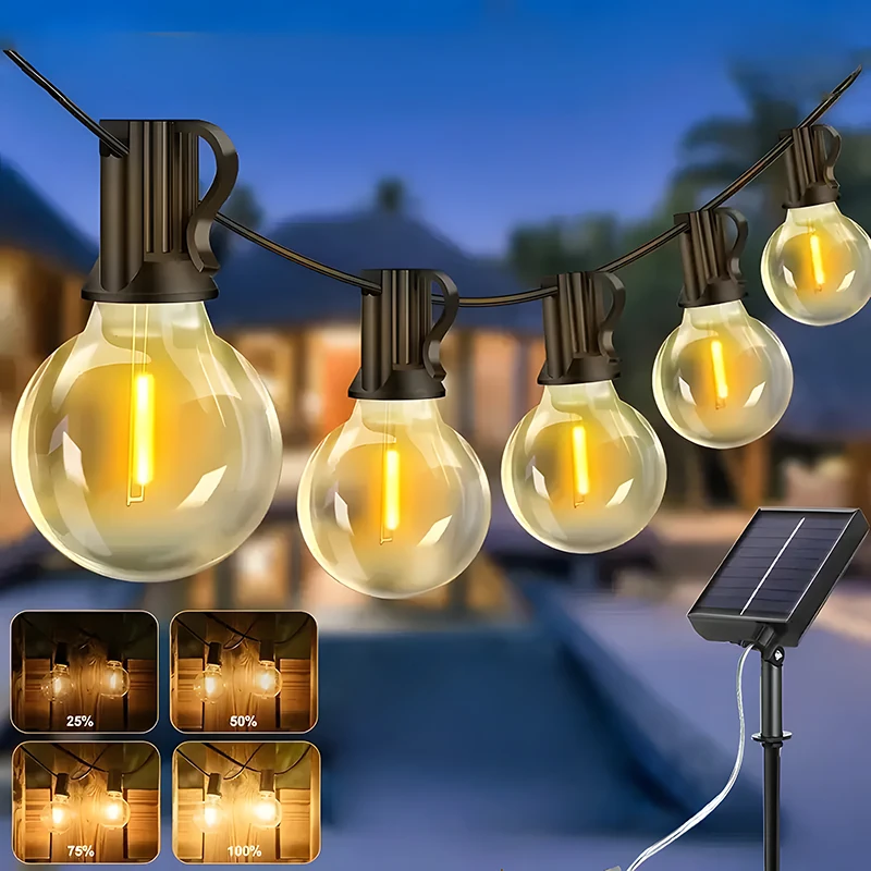 G40 Led Solar globo Led cadena - String Light Bistro reseña y precio
