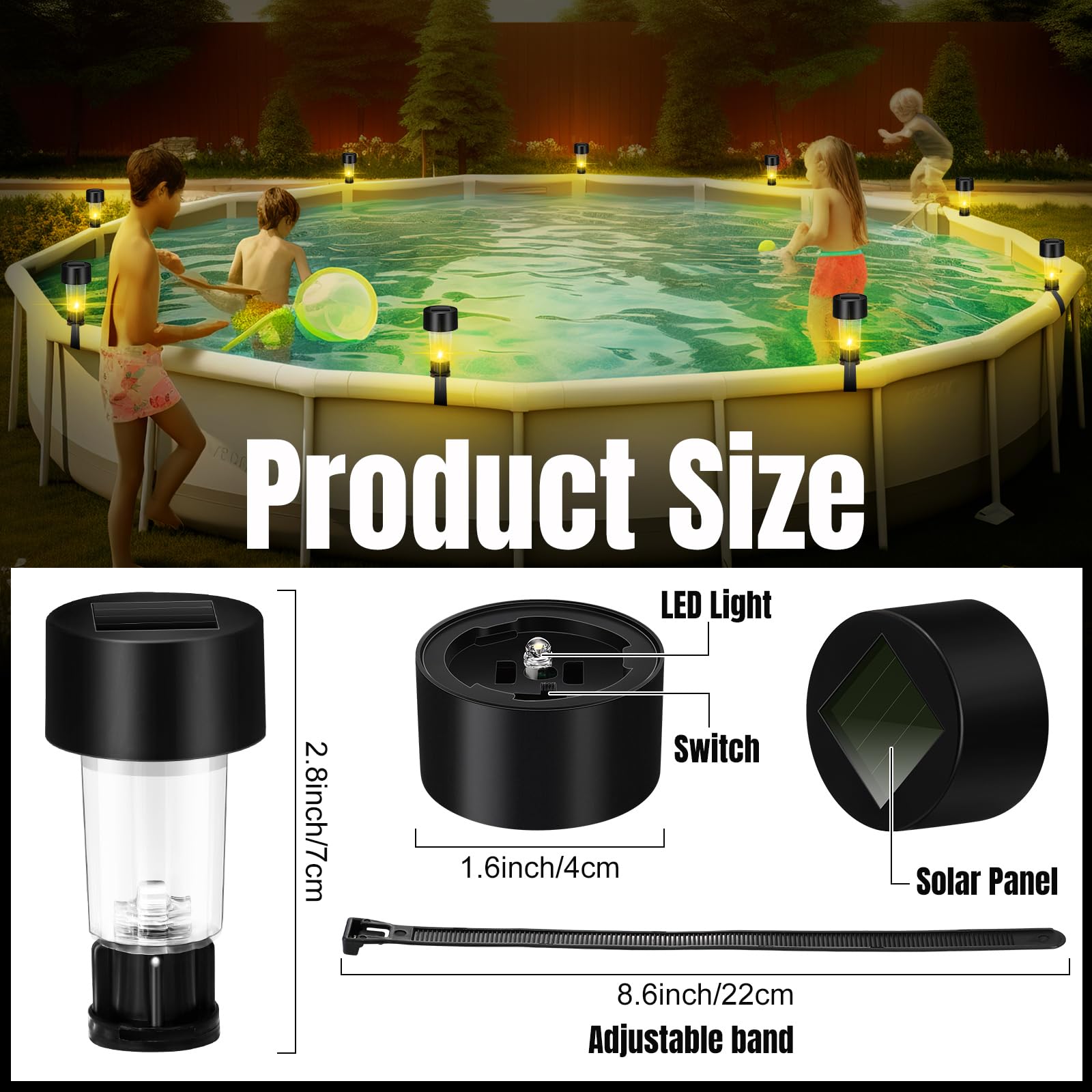 6 paquetes de marco de luz Sol - Outdoor Lighting On Fence reseña y precio