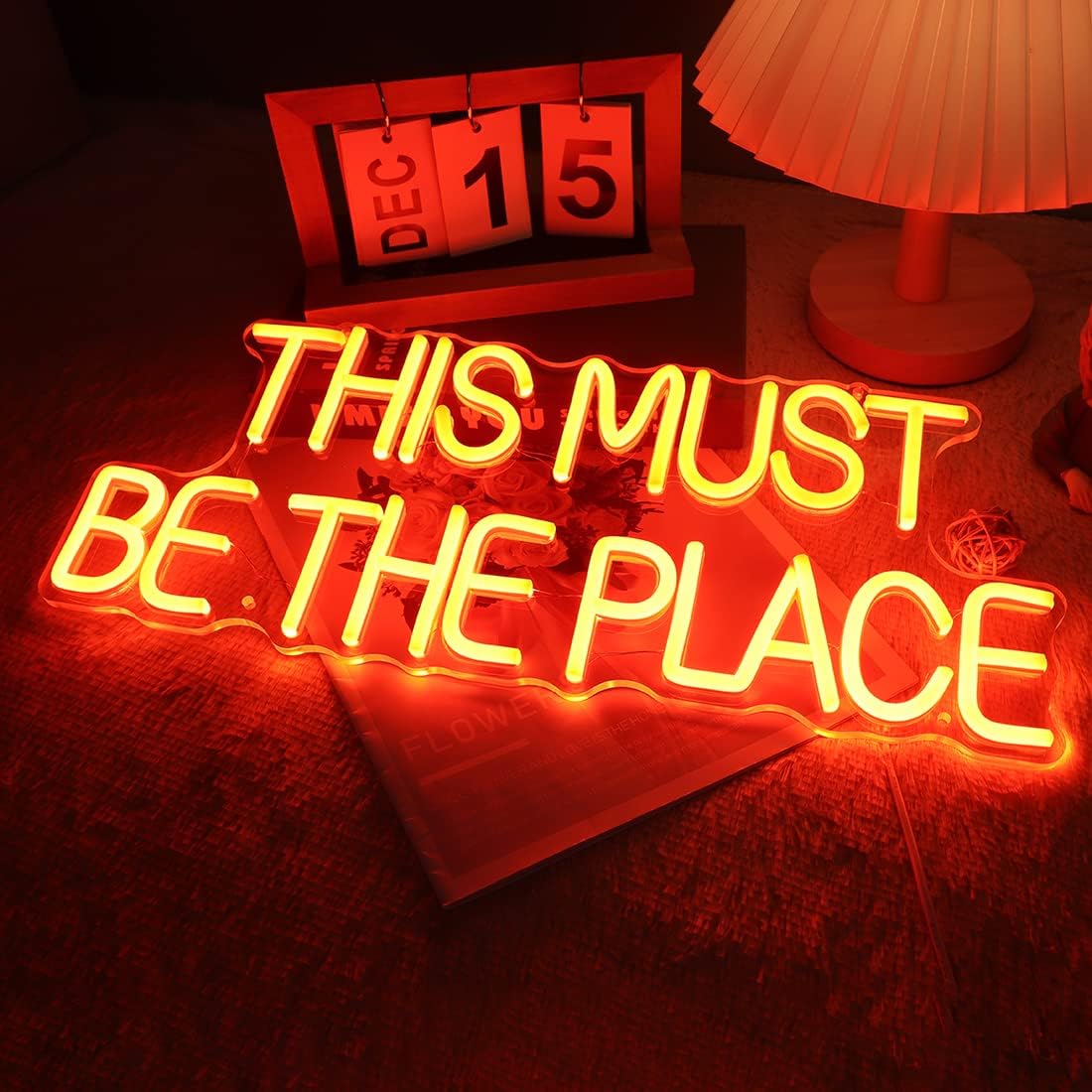Letrero Luminoso LED 'THIS MUS - Outdoor Lighting Quotes reseña y precio