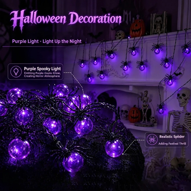 Guirnalda de Luces LED con For - Outdoor Lighting And Decor reseña y precio