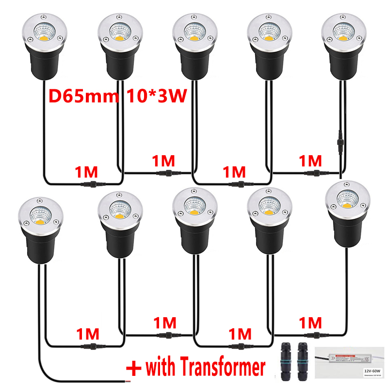 Luz LED para empotrar en suelo - Outdoor Lighting Underground Wiring reseña y precio