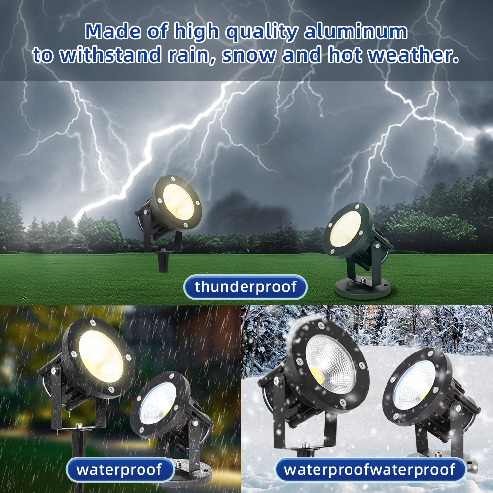 Lámpara LED GU10 para jardín,  - Outdoor Lighting Switch reseña y precio