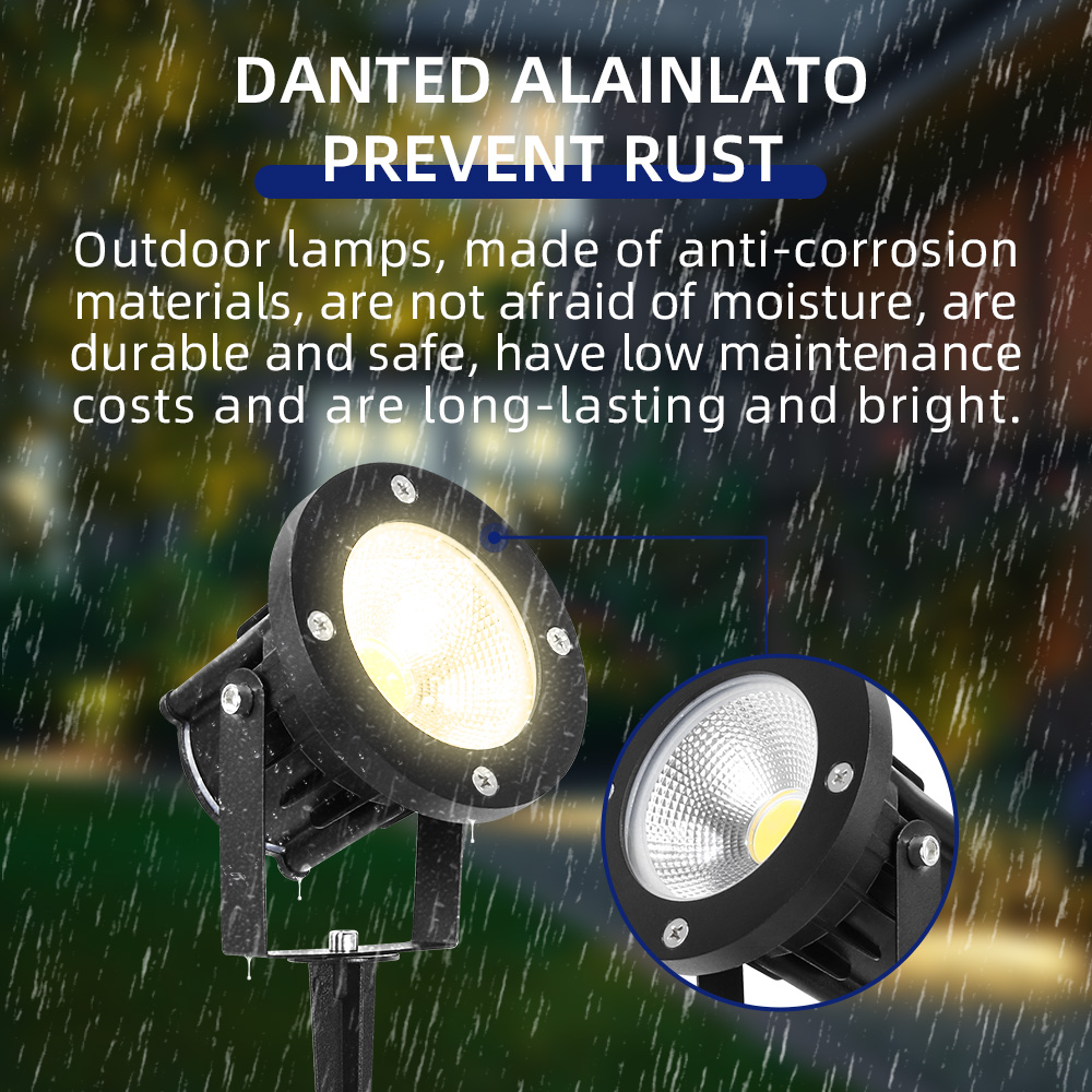 Lámpara LED GU10 para jardín,  - Outdoor Lighting Switch reseña y precio