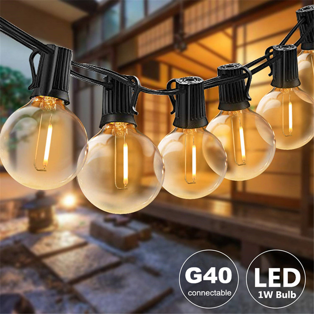 Guirnalda de Luces de Exterior - String Light Bistro reseña y precio