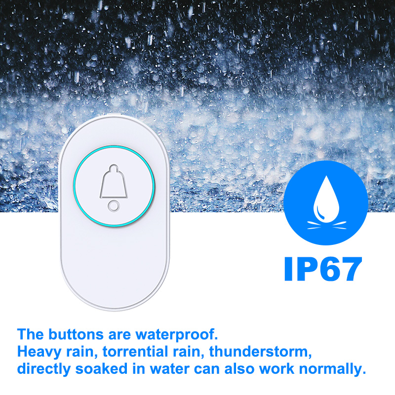 Timbre inalámbrico IP67, resis - Outdoor Lighting Switch reseña y precio