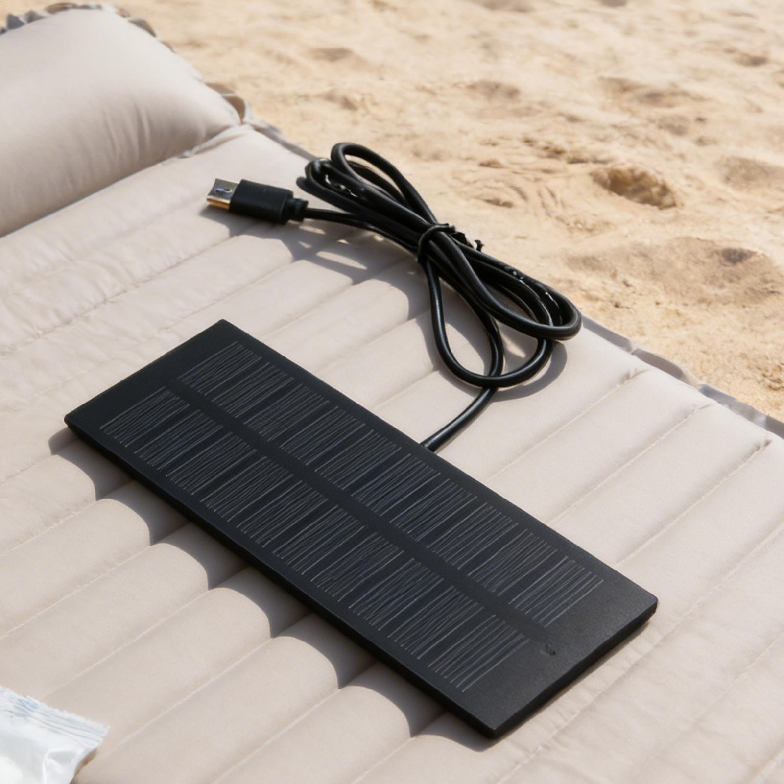 Panel Solar Portátil de 5W 5V, - Photocell Outdoor Lighting reseña y precio