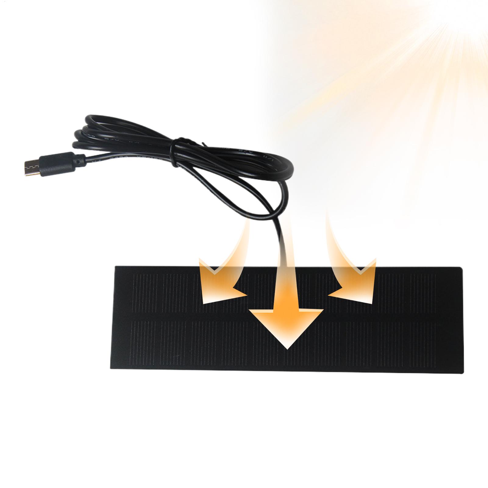 Panel Solar Portátil de 5W 5V, - Photocell Outdoor Lighting reseña y precio