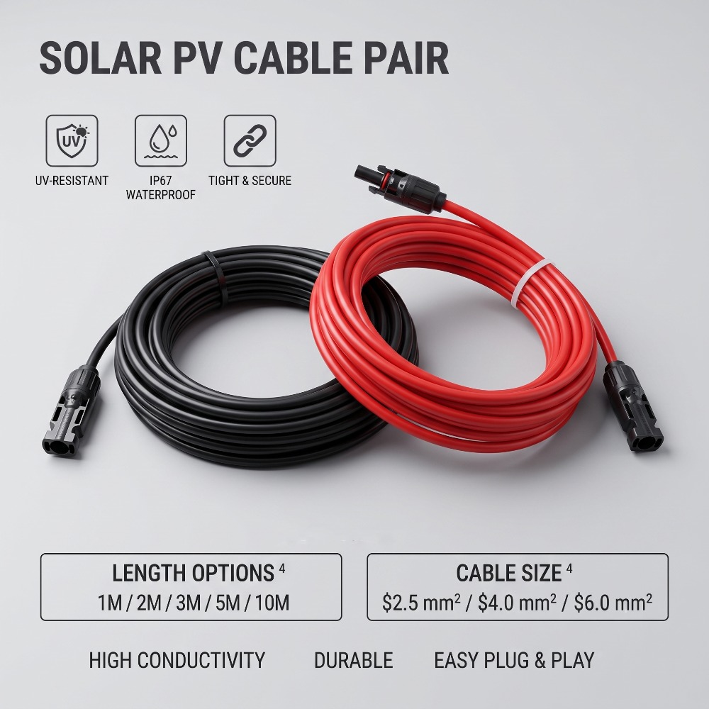 Cable de Extensión Solar de 1- - Outdoor Lighting Extension Cable reseña y precio