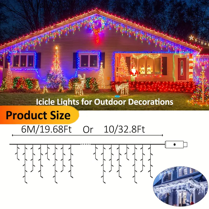Luces Solares de Hielo para Ex - Photocell Outdoor Lighting reseña y precio