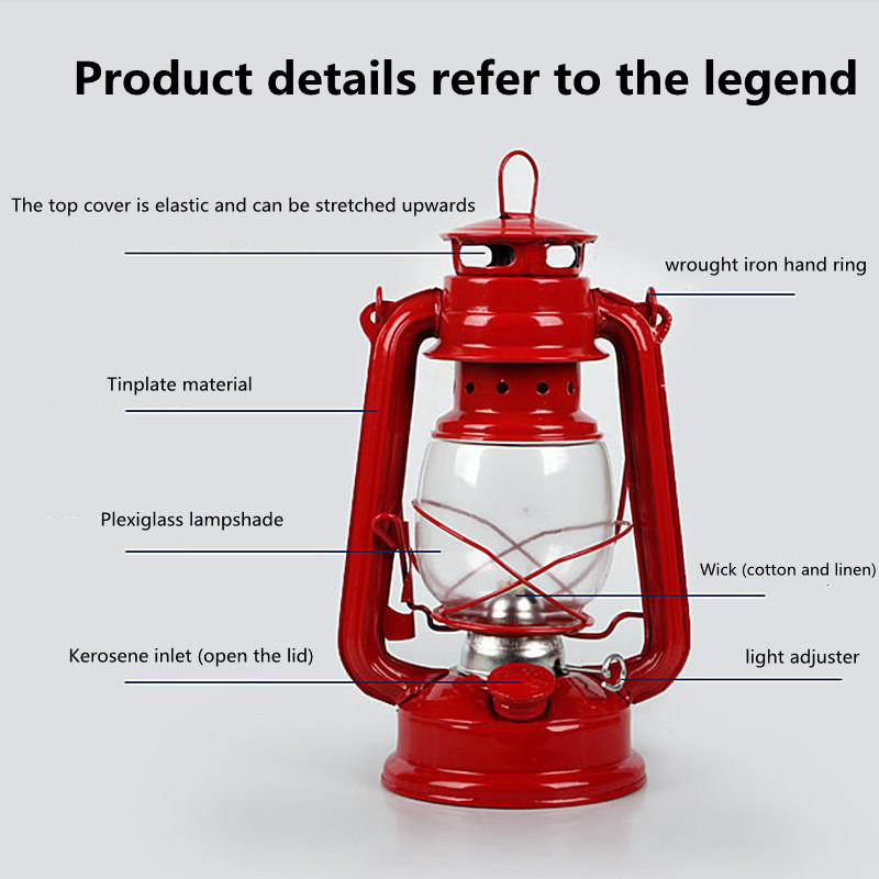 Lámpara Retro para acampar al  - Outdoor Lighting Mediterranean Style reseña y precio