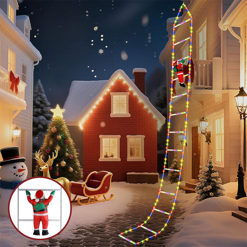 Luces LED de Navidad, Cadena d - Outdoor Lighting And Decor reseña y precio