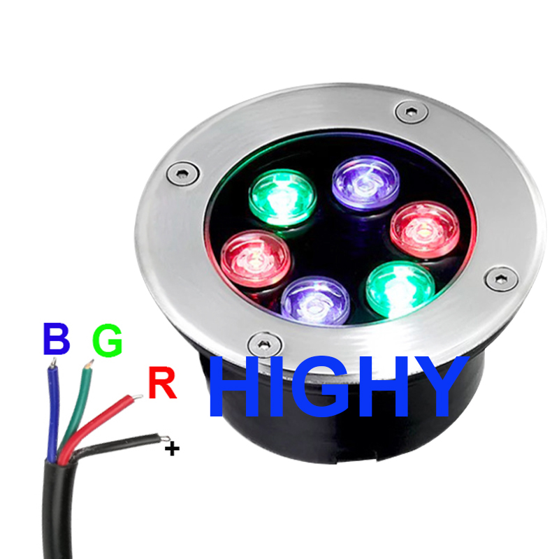 Luz LED subterránea RGB de 4 c - Outdoor Lighting Underground Wiring reseña y precio