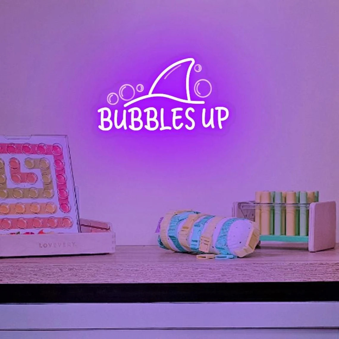 Letrero de Neón Bubbles Up, Le - Outdoor Lighting Quotes reseña y precio