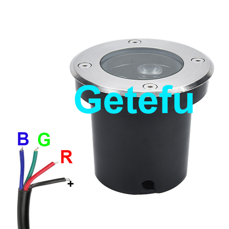 Luz LED subterránea RGB de 4 c - Outdoor Lighting Underground Wiring reseña y precio