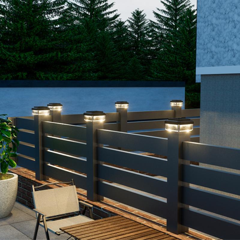 Lámpara Solar LED para Postes  - Outdoor Lighting On Fence reseña y precio