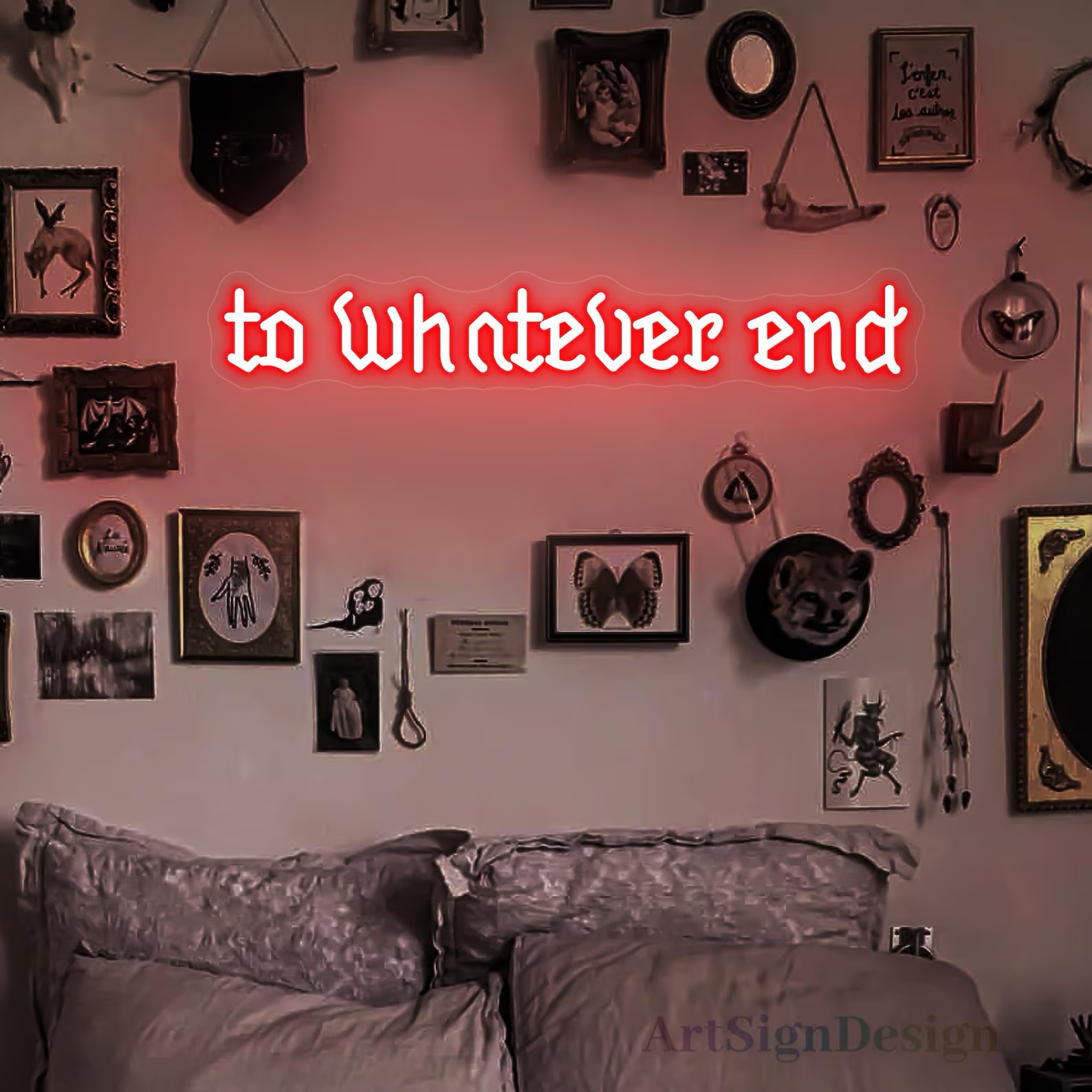 Letrero de Neón 'To Whatever E - Outdoor Lighting Quotes reseña y precio