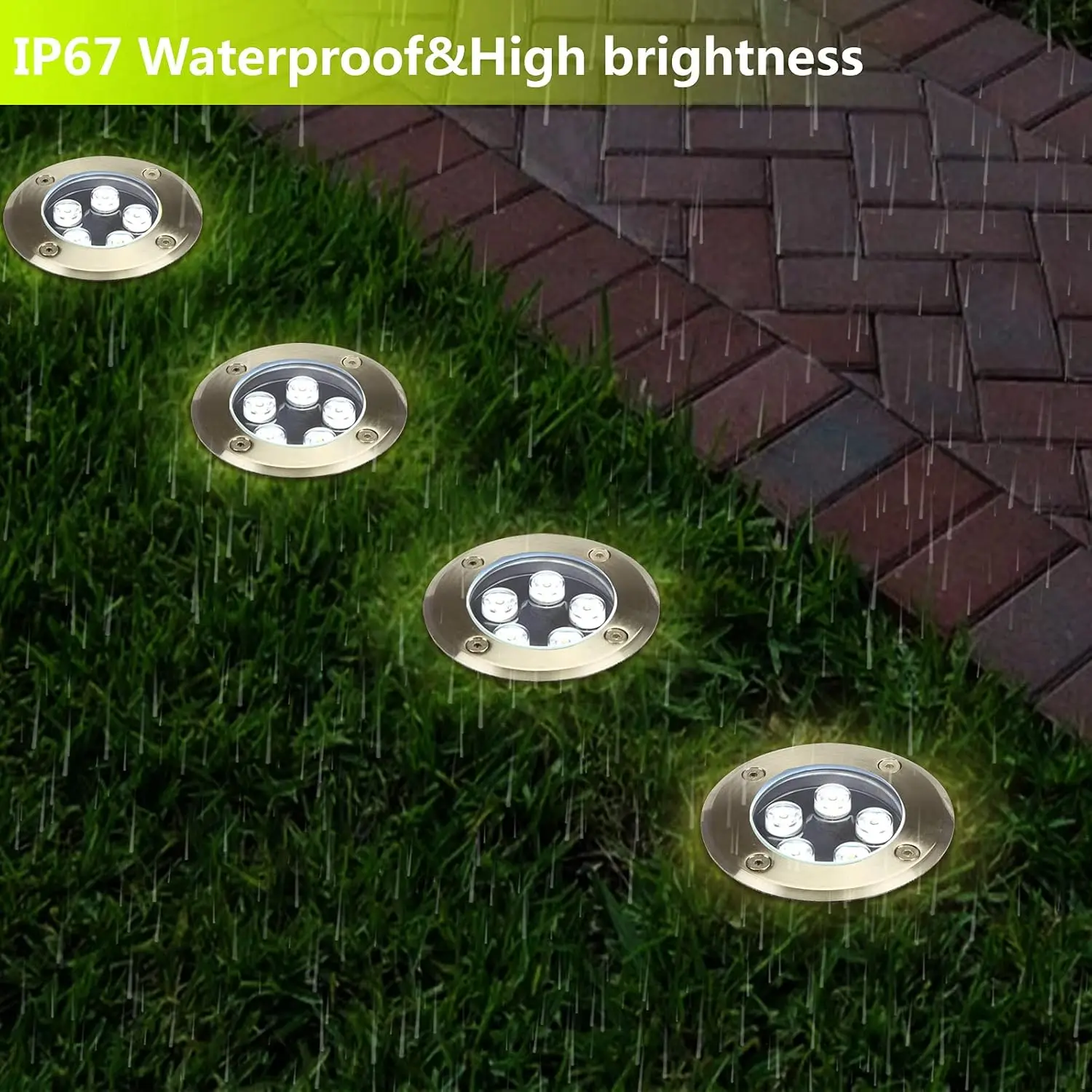 Luces empotrables para caminos - Outdoor Lighting Underground Wiring reseña y precio