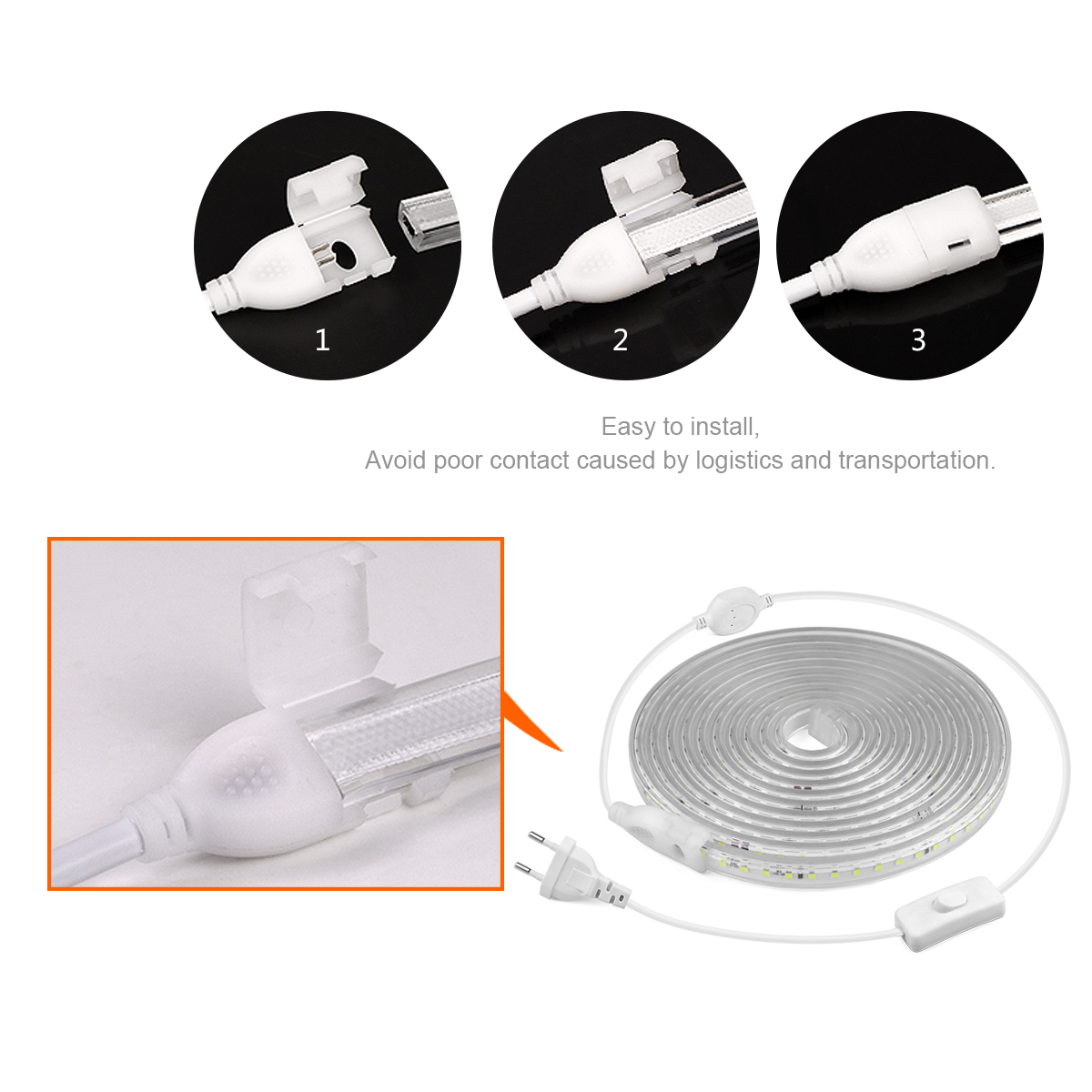Tira de luces LED de alto bril - Outdoor Lighting Switch reseña y precio