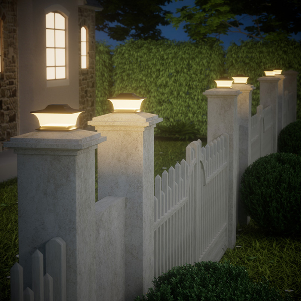 Luz Solar LED para Poste de Ce - Outdoor Lighting On Fence reseña y precio