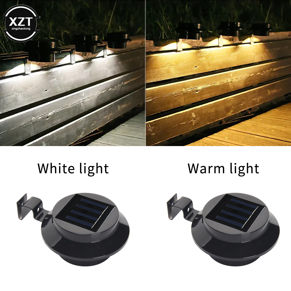 3 LED punto Solar jardín canal - Outdoor Lighting On Fence reseña y precio